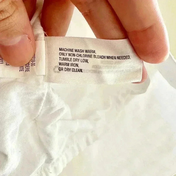 GAP White Flowy Airy Lattice Cutout A-Line Skirt, Minimalist Spring Skirt,Size 6 - Picture 16 of 16